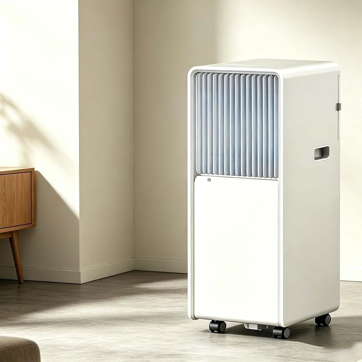 LCAIHONG Klimatyzator przenośny – klimatyzator mobilny, 9000 BTU, Biały, Klimatyzator – dotyk, Konsola dotykowa