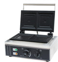 Prasy do kanapek i panini Queeucaer, 1500 W, 220 V, 15 x 15 x 1 cm – Czarny, stal nierdzewna, V 1500 Aparatura, profesjonalna
