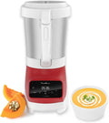 Moulinex Blender, 2 l, Srebrny, stal nierdzewna – ciepłe uchwyty, Ten producent zupy przygotowuje zupy dla 8 osób, Hot Hold 40 minut, Bol 2 l