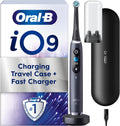 Obrót Oral-B, Czarny – iO9 Szczotka, gniazdo, szczoteczka do zębów wielokrotnego ładowania, aplikacja – 7 trybów