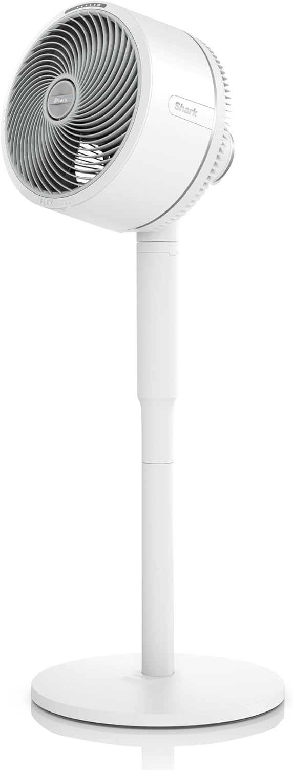 Wentylator stojący Shark, FA220EU – Biały, pilot zdalnego sterowania, ochrona UV, wentylator FA220EU – przenośne, na zewnątrz, cicho