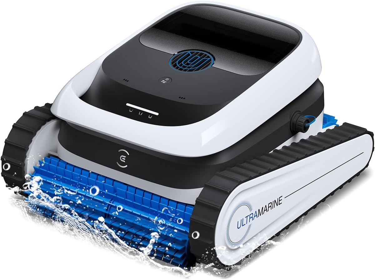 ECOVACS Odkurzacz, 300 l – Biały, aplikacja, Ultramarine P1 Robot Basen Pływanie Czyszczenie Back i ściany, UltraPure 300 l / Min ssanie