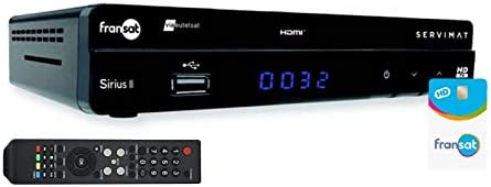 Telewizor Smart TV Servimat, PC6 – 5 W, Czarny, 5 w 1, Smart TV PC6 – odbiornik TV Satellite HD + Viaccess Card Fransat PC6 Eutelsat 5 W