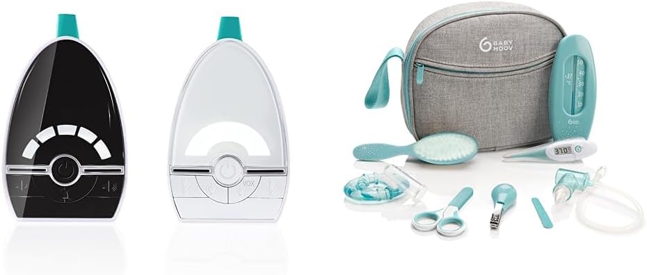 Monitory audio Babymoov, 1000 m, Czarny, Akcesoria do urządzeń – 1000 m zasięg, kawałek i akcesoria, Babyphone Audio Expert Care